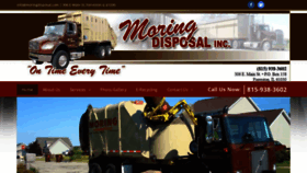 What Moringdisposal.com website looked like in 2019 (4 years ago)