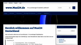 What Musi24.de website looked like in 2019 (4 years ago)