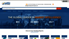 What Marketgrowthinsight.com website looked like in 2019 (5 years ago)