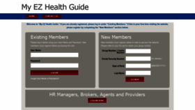What Myezhealthguide.com website looked like in 2019 (4 years ago)