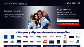 What Mejoratuseguro.es website looked like in 2019 (4 years ago)