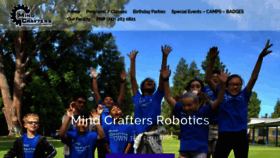 What Mindcraftersrobotics.com website looked like in 2019 (4 years ago)
