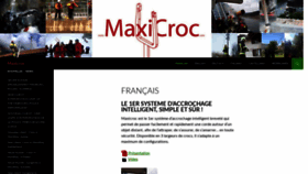 What Maxicroc.com website looked like in 2019 (4 years ago)