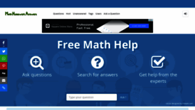 What Mathhomeworkanswers.org website looked like in 2019 (6 years ago)