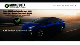 What Minnesotahybridbatteries.com website looked like in 2019 (4 years ago)