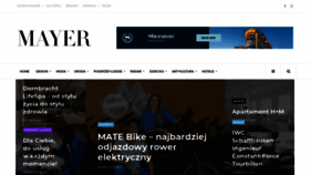 What Mayermag.com website looked like in 2019 (4 years ago)