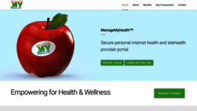 What Managemyhealth.com.au website looked like in 2019 (4 years ago)