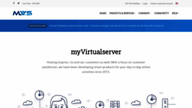 What Myvirtualserver.de website looked like in 2019 (4 years ago)