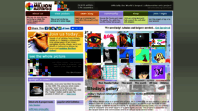 What Millionmasterpiece.com website looked like in 2019 (4 years ago)