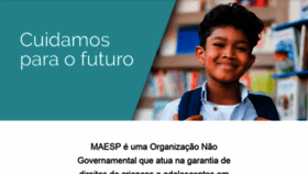 What Maesp.org.br website looked like in 2019 (4 years ago)