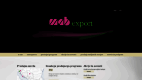 What Mab-export.si website looked like in 2019 (4 years ago)