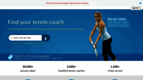 What Mytennislessons.com website looked like in 2019 (4 years ago)