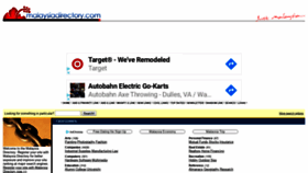 What Malaysiadirectory.com website looked like in 2020 (4 years ago)