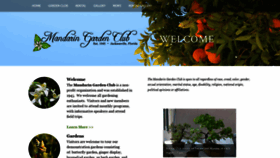 What Mandaringardenclub.org website looked like in 2020 (4 years ago)