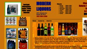 What Modernliquorsde.com website looked like in 2020 (4 years ago)