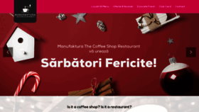What Manufakturacafe.ro website looked like in 2020 (4 years ago)