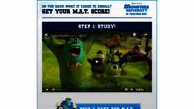 What Monstersumat.com website looked like in 2020 (4 years ago)