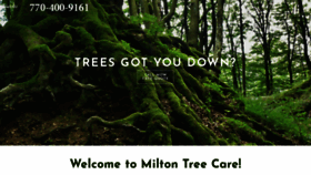 What Miltontreecare.com website looked like in 2020 (4 years ago)