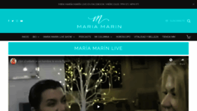 What Mariamarin.com website looked like in 2020 (4 years ago)