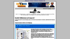 What Mspy.de website looked like in 2020 (4 years ago)