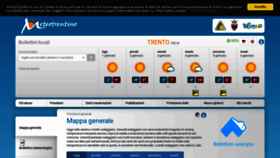 What Meteotrentino.it website looked like in 2020 (4 years ago)