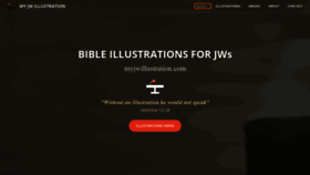 What Myjwillustration.com website looked like in 2020 (4 years ago)