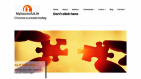 What Mysuccessfullife.co.uk website looked like in 2020 (6 years ago)