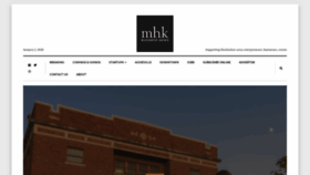 What Mhk.business website looked like in 2020 (4 years ago)