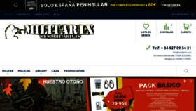 What Militarix.com website looked like in 2020 (4 years ago)