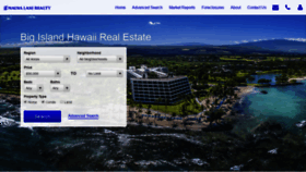What Maunalanirealty.com website looked like in 2020 (4 years ago)