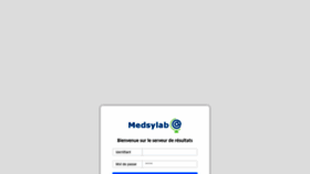 What Medsylab.net website looked like in 2020 (4 years ago)