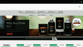 What Monocoat.us website looked like in 2020 (6 years ago)
