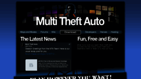 What Multitheftauto.com website looked like in 2020 (5 years ago)