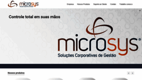 What Microsys.inf.br website looked like in 2020 (5 years ago)