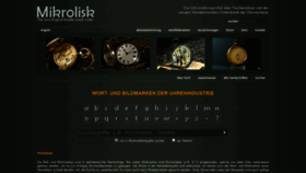 What Mikrolisk.de website looked like in 2020 (4 years ago)