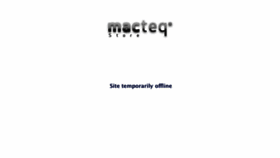 What Macteq.de website looked like in 2020 (4 years ago)