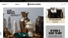 What Madegoods.com website looked like in 2020 (4 years ago)