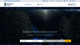 What Marianskelazne.cz website looked like in 2020 (4 years ago)