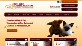 What Mtairyvet.com website looked like in 2020 (4 years ago)