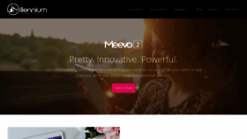 What Meevo.com website looked like in 2020 (4 years ago)