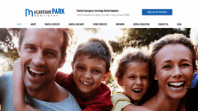 What Macarthurparkdentistry.com website looked like in 2020 (4 years ago)