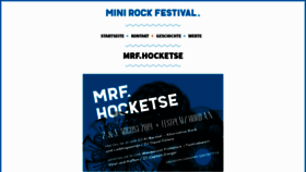 What Mini-rock-festival.de website looked like in 2020 (4 years ago)