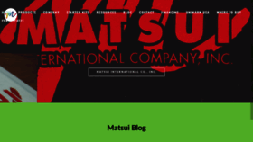 What Matsui-color.com website looked like in 2020 (4 years ago)