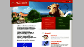 What Maisonducharolais.com website looked like in 2020 (4 years ago)