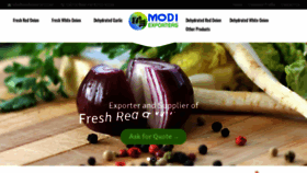 What Modiexporters.com website looked like in 2020 (4 years ago)