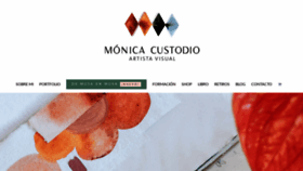 What Monicacustodio.com website looked like in 2020 (4 years ago)