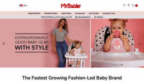 What Mybabiie.com website looked like in 2020 (5 years ago)