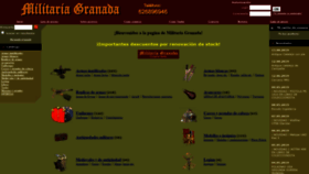 What Militariagranada.net website looked like in 2020 (4 years ago)