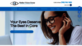 What Mathervisiongroup.com website looked like in 2020 (4 years ago)