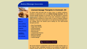 What Medicalmassageassoc.com website looked like in 2020 (4 years ago)
